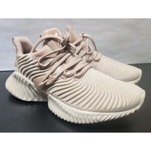 Adidas Alphabounce Instinct Running Sneakers Ash Pearl/ Beige- Women's: 4